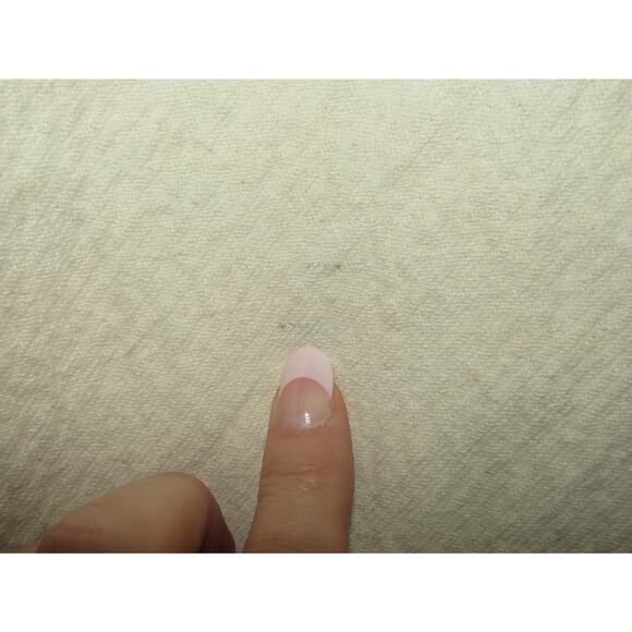 Zara Woman Cream Textured Longline Coat Medium Minimalist Lined Overcoat Jacket - Picture 15 of 15